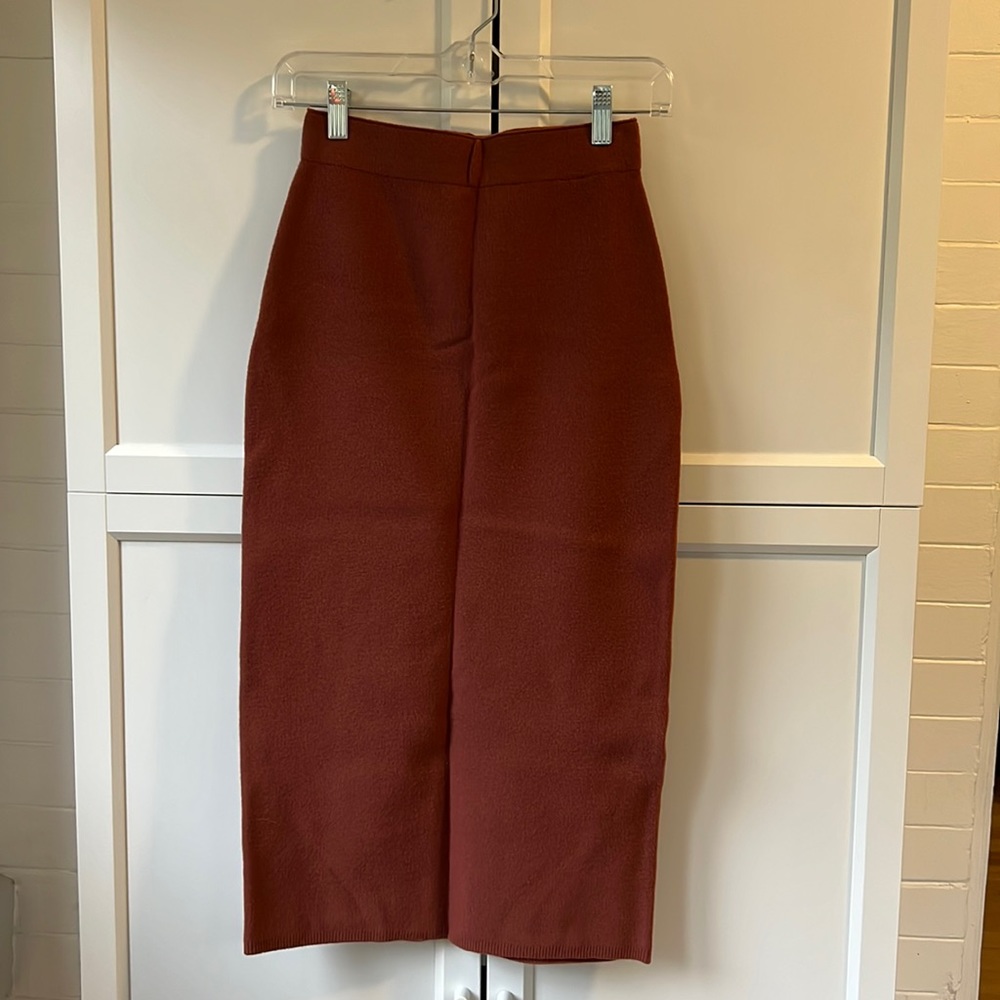 Babaton midi knit skirt, XS